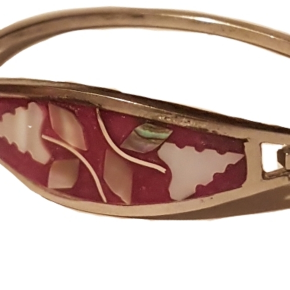 Vintage /Taxco Mexico Sterling Silver Bracelet - Picture 4 of 16